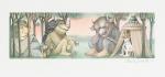 Collection / Archive of three (3) very large gicleé prints of original drawings from the book “Where the Wild Things are” by Maurice Sendak of which one is signed in full.