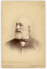 Collection of four vintage cabinet photographs of Harvard University Professors (19th century). 