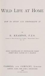 Kearton, Wild Life at Home – How to Study and Photograph It.