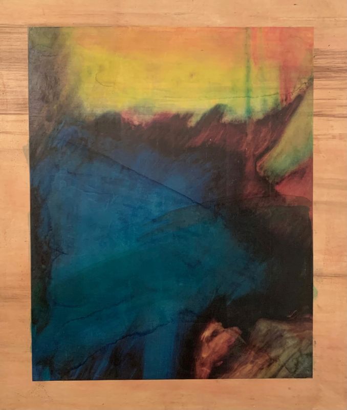 Ratajkowski, Abstract – 35” x 29”.
