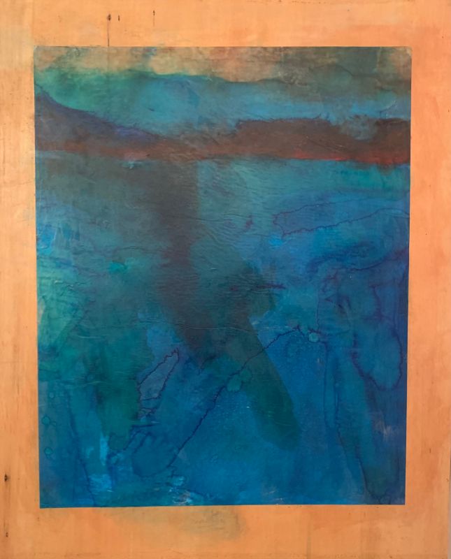 Ratajkowski, Abstract – 38” x 31.5”.